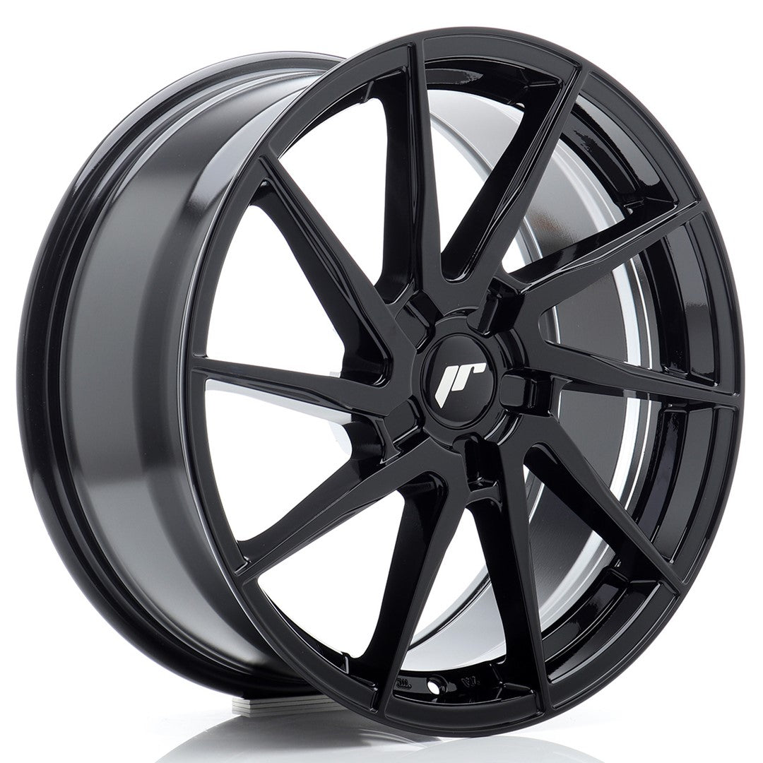 Felg JR Wheels JR36 18x8" Black – sett forfra