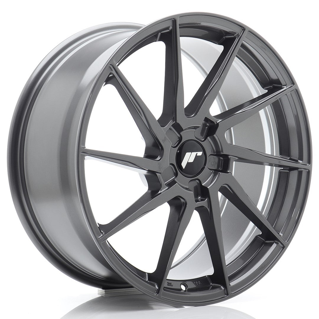 Felg JR Wheels JR36 19x8" Hyper Gray – sett forfra