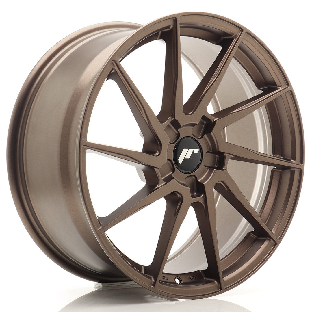 Felg JR Wheels JR36 19x8,5" Bronze – sett forfra