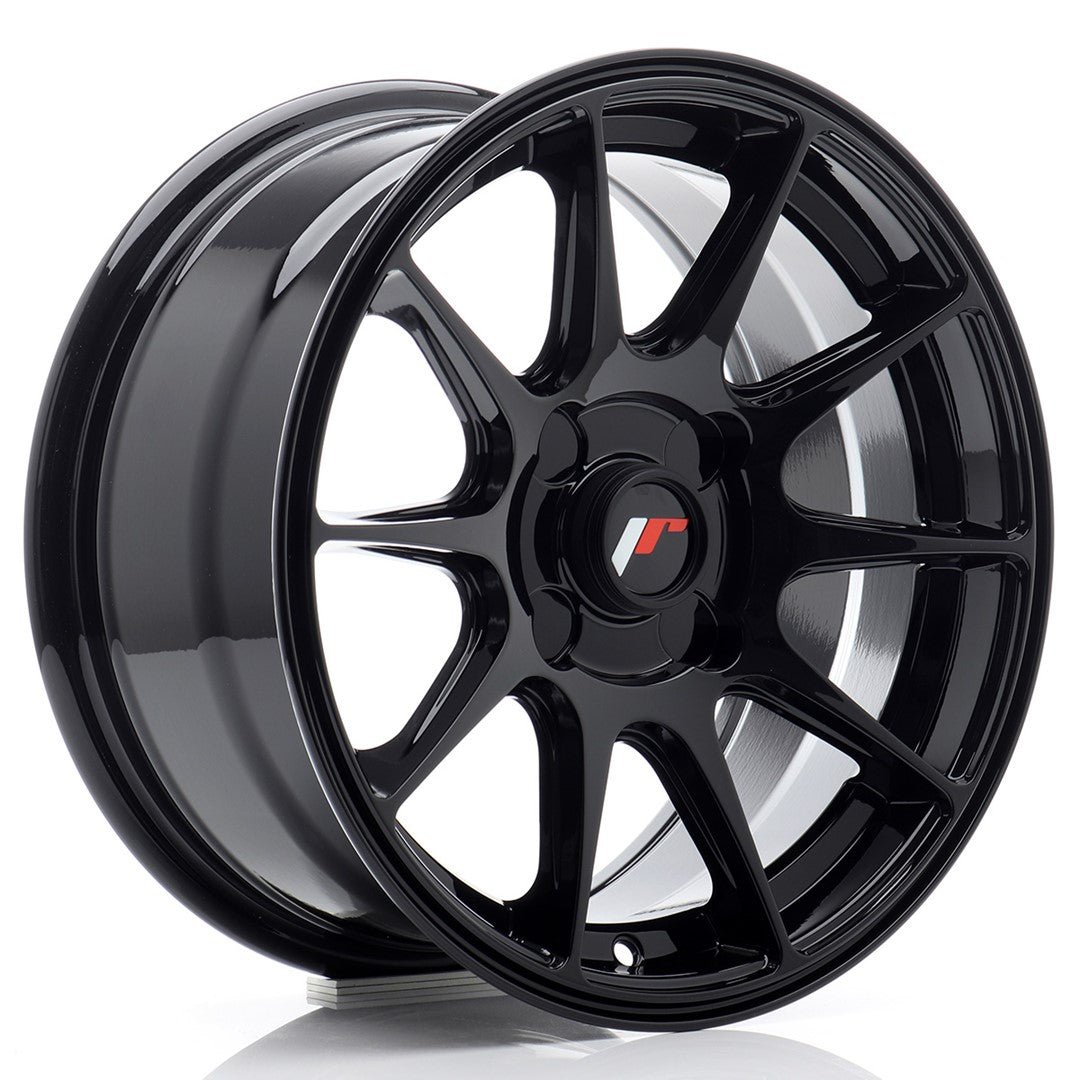 Felg JR Wheels JR11 15x7" Black – sett forfra
