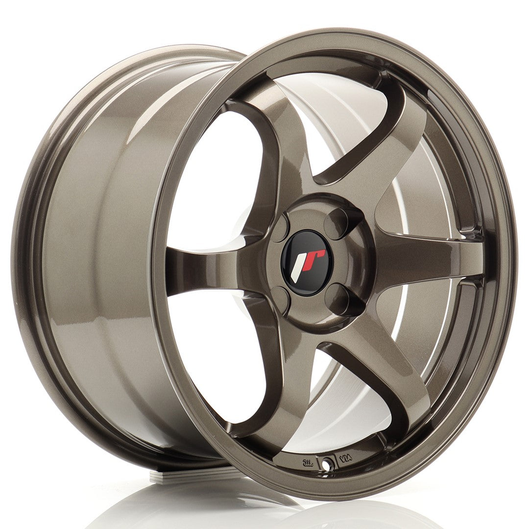 Felg JR Wheels JR3 17x9" Bronze – sett forfra