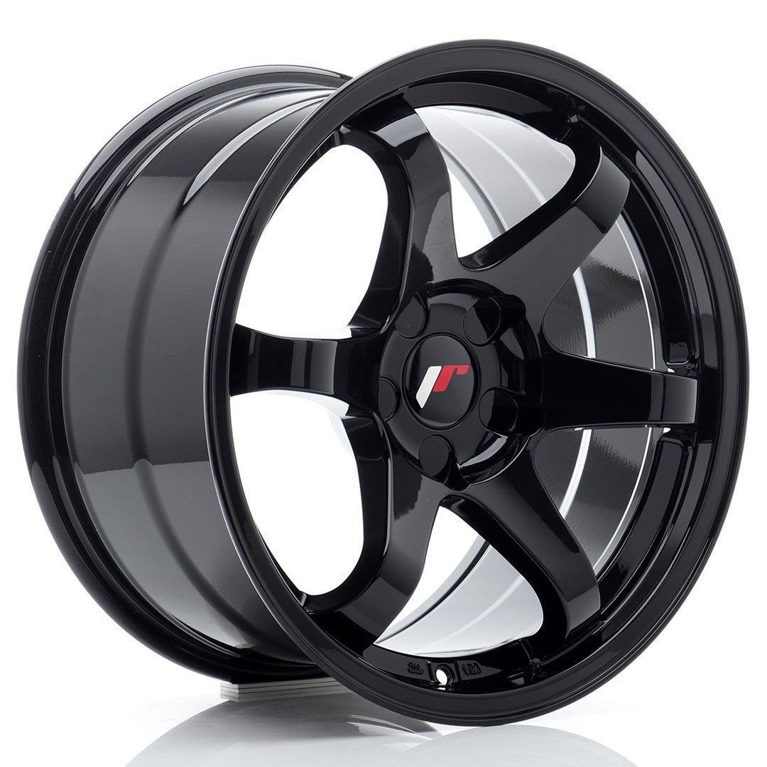 Felg JR Wheels JR3 17x9" Black – sett forfra