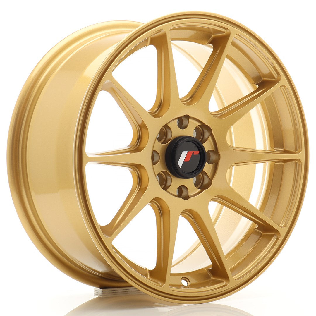 Felg JR Wheels JR11 16x7" Gold – sett forfra