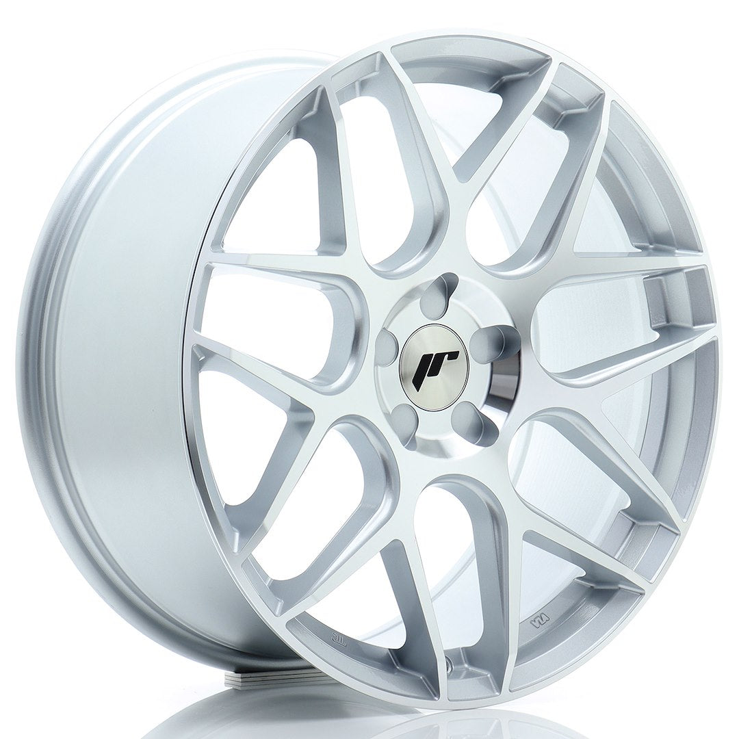 Felg JR Wheels JR18 19x8,5" Silver – sett forfra