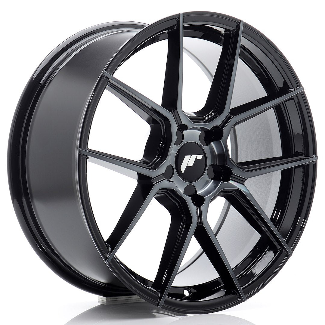 Felg JR Wheels JR30 18x8,5" Black – sett forfra