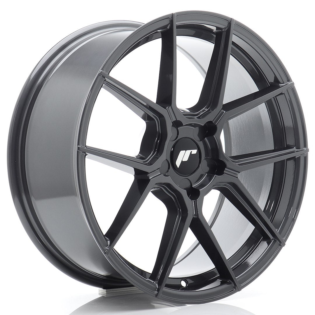 Felg JR Wheels JR30 18x8,5" Hyper Gray – sett forfra