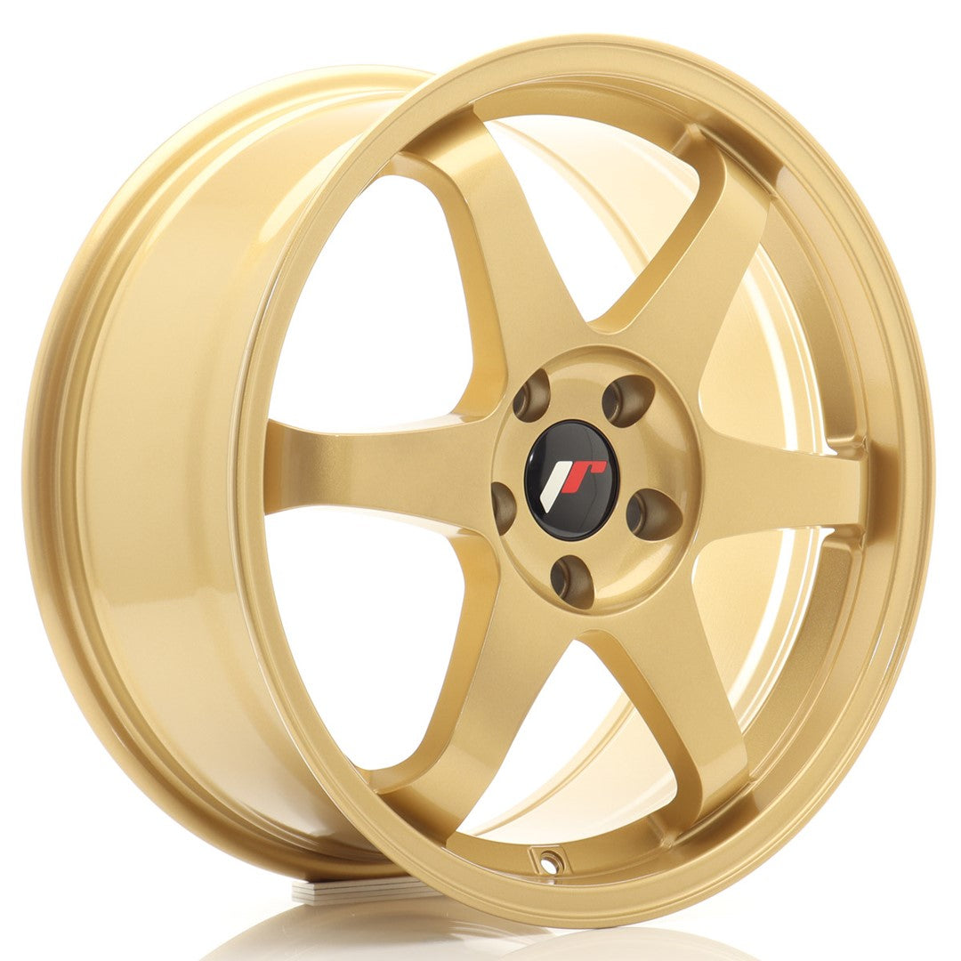 Felg JR Wheels JR3 18x8" Gold – sett forfra