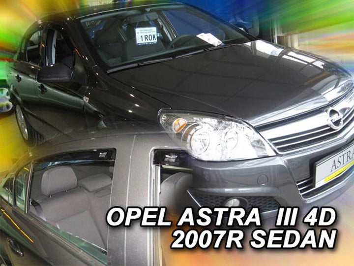 Heko vindavviser til Opel Astra H Sedan – PMMA Plexi materiale