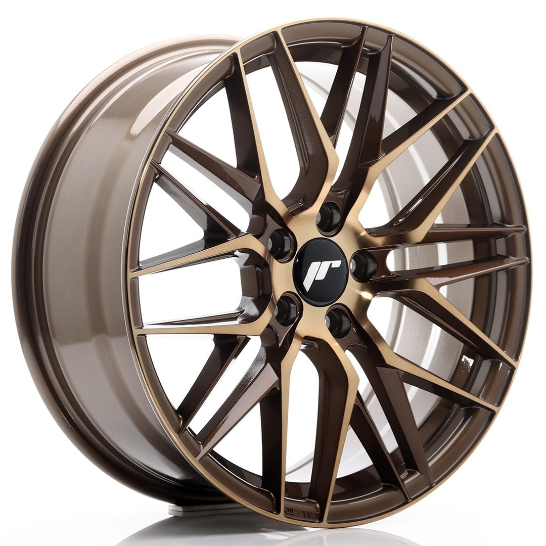 Felg JR Wheels JR28 18x7,5" Bronze – sett forfra