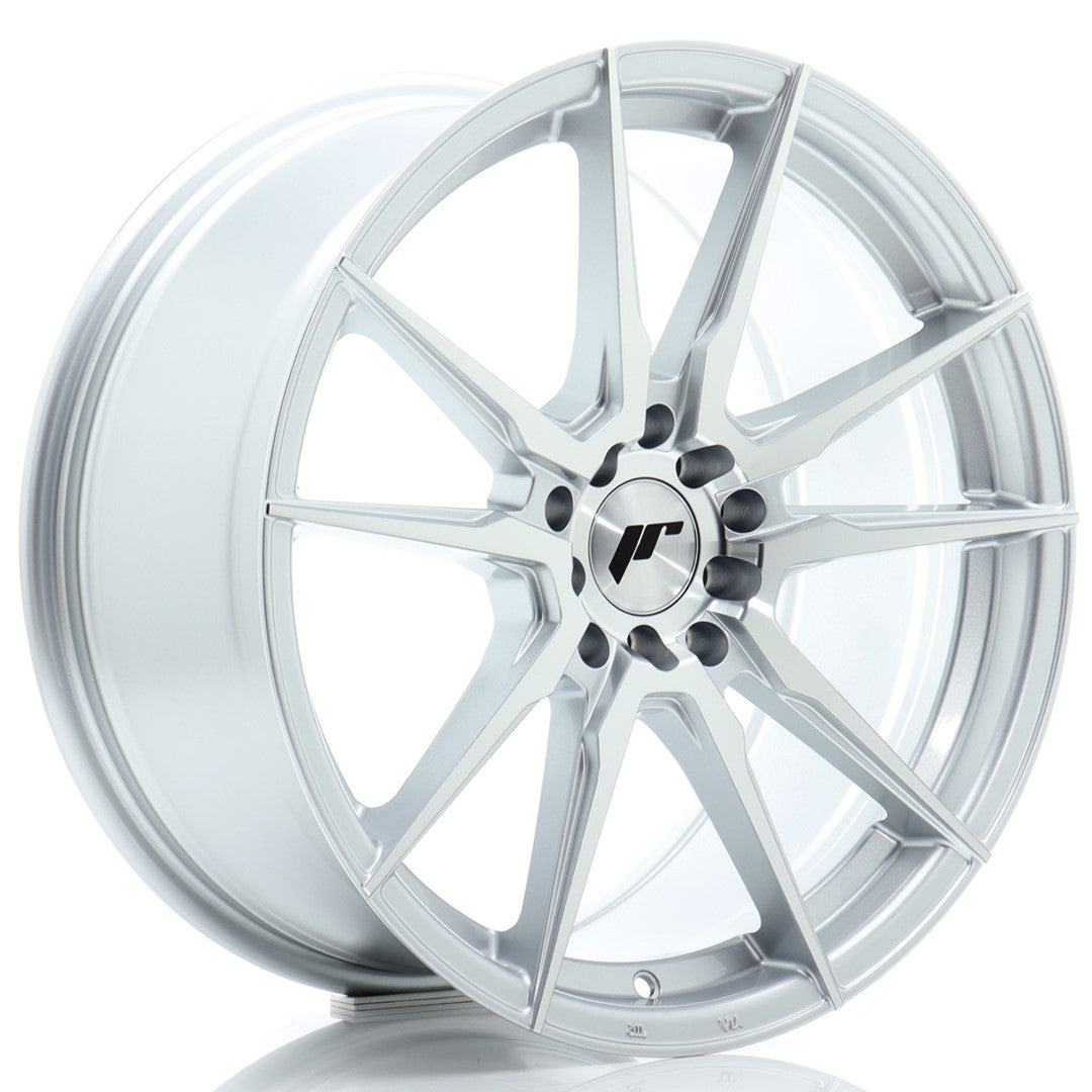 Felg JR Wheels JR21 18x8,5" Silver – sett forfra