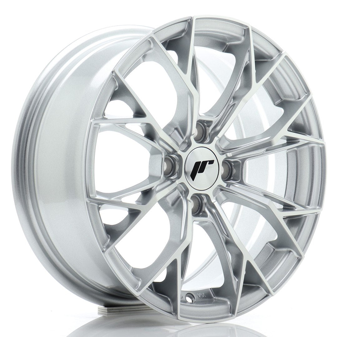 Felg JR Wheels JR49 15x6,5" Silver – sett forfra