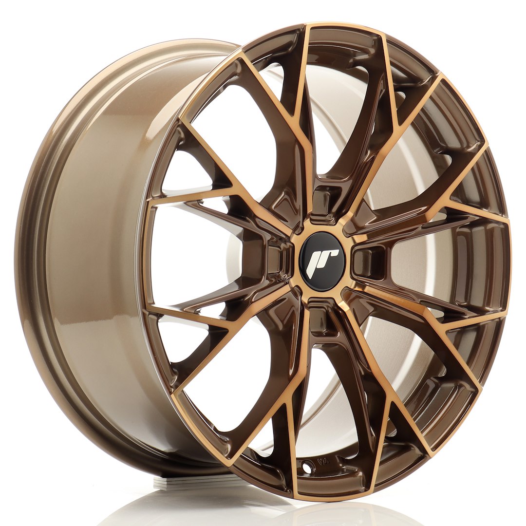 Felg JR Wheels JR49 17x8" Bronze – sett forfra