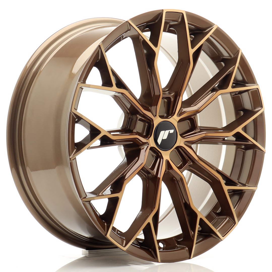 Felg JR Wheels JR49 18x8" Bronze – sett forfra