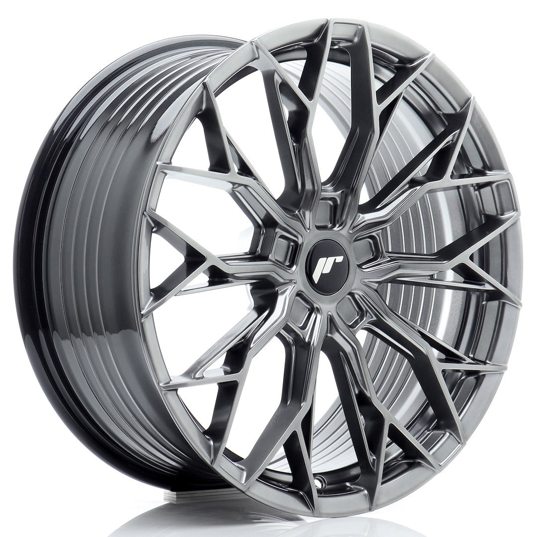 Felg JR Wheels JR49 19x8" Hyper Black – sett forfra
