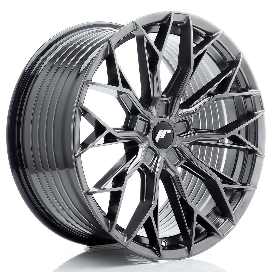 Felg JR Wheels JR49 19x9" Hyper Black – sett forfra