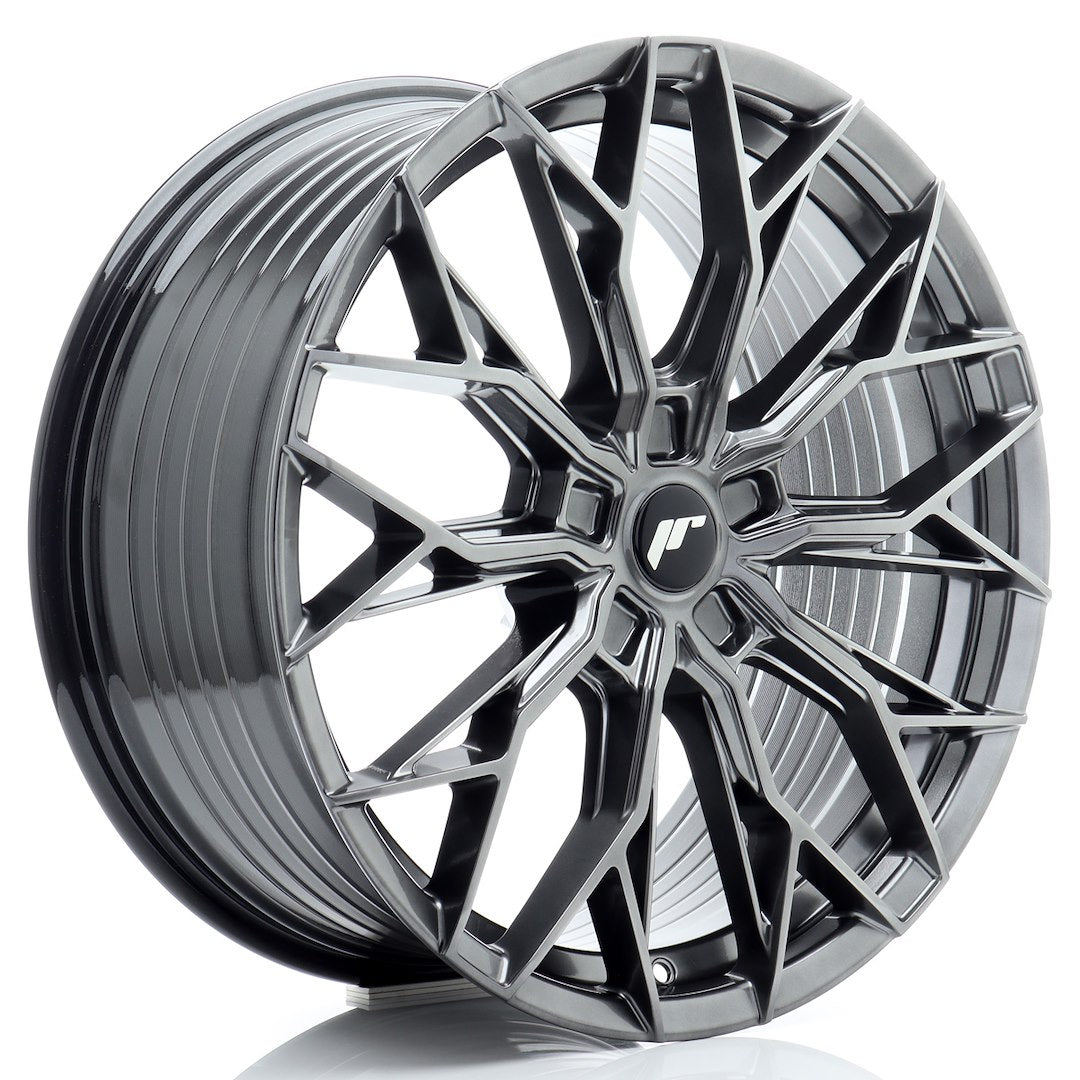 Felg JR Wheels JR49 20x9" Hyper Black – sett forfra