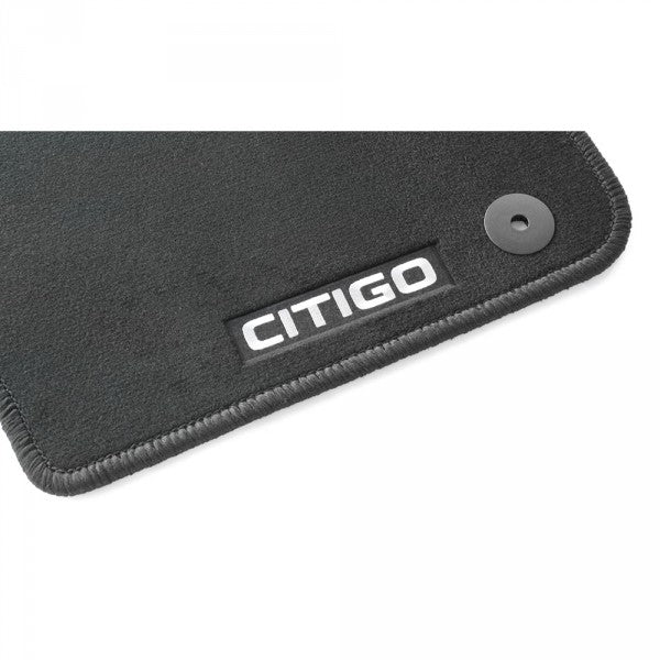 VAG OEM stoffmatter til Skoda Citigo – satin svart