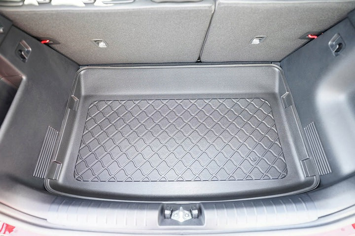 Aristar bagasjeromsmatte til Kia Stonic Hybrid – myk Termoplast-elastomer