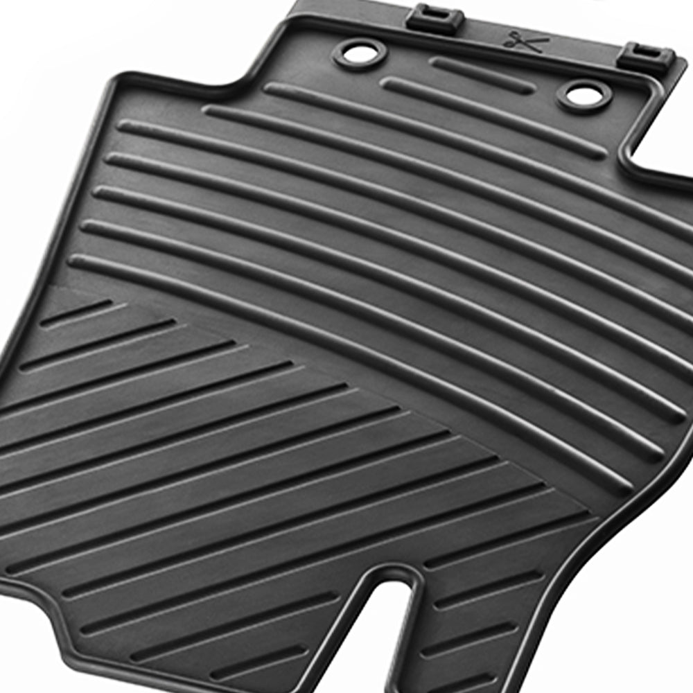 Gulvmatter Mercedes A (W169 / C169) – TPE Gummi | Mercedes OEM - sett forfra