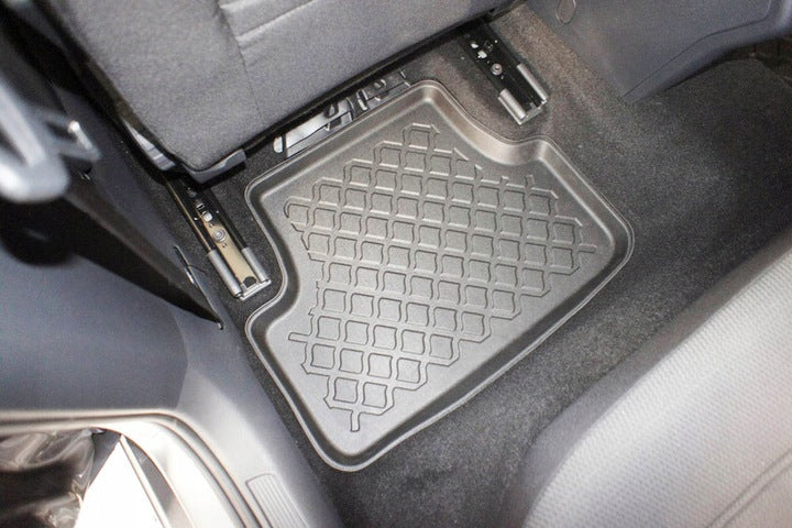 Gulvmatter Vw Golf VIII hybrid (2020-) – TPE antiskli luktfrie gummi - sett bakfra