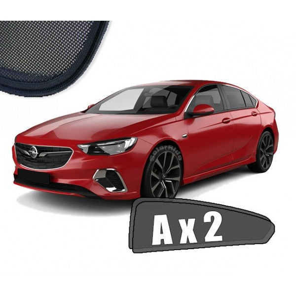 Sr solskjerm i akryl til Opel Insignia B med enkel montering og vindavviserfunksjon