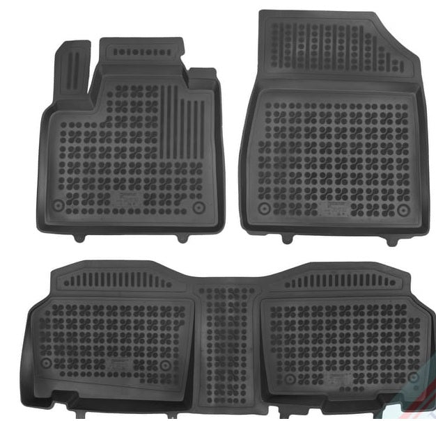 Rezaw-Plast gulvmatter til Renault Kangoo III – gummi med høykant
