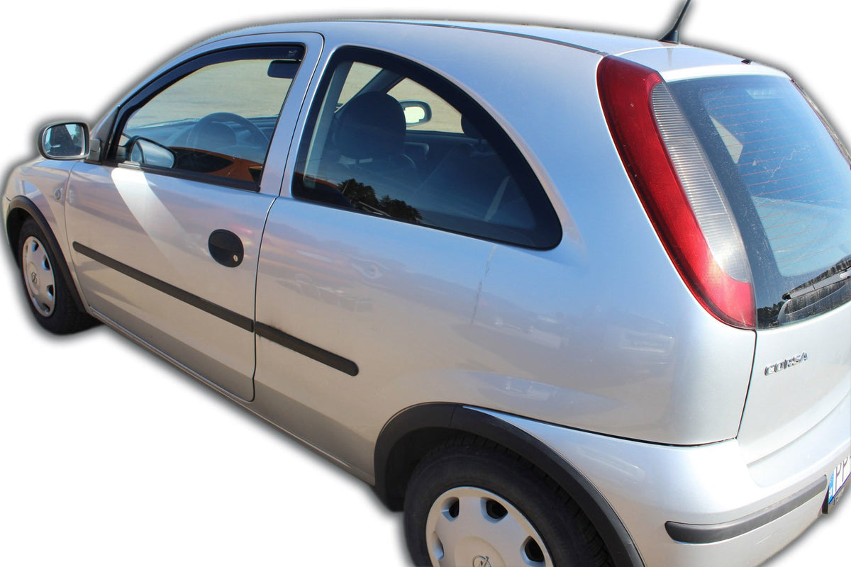 Vindavviser Opel CORSA C 3-dørs (2000-2006) – PMMA Plexi - nærbilde
