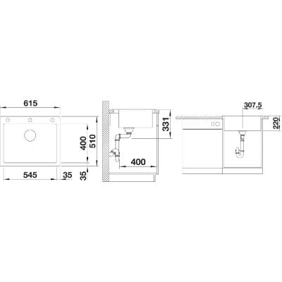 Måltegning Blanco Pleon 6 – mål 615x510 mm