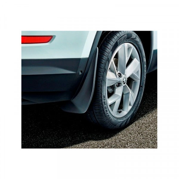 VAG OEM skvettlapp til Skoda Kodiaq I / Black - sett 2 stk. – ABS Automotive