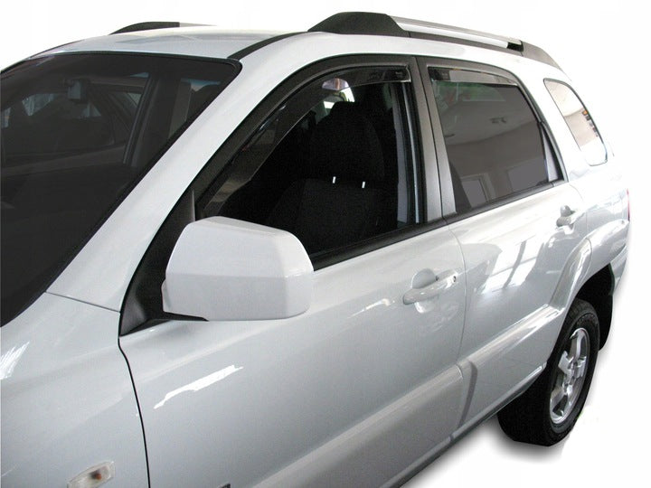 Heko vindavviser til Kia Sportage II – PMMA Plexi materiale