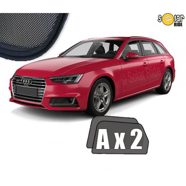 Sr solskjerm i akryl til Audi A4 B9 Avant med enkel montering og vindavviserfunksjon