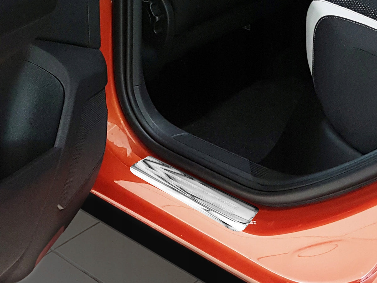 Avisa dørbeskytter til Vw T-Roc I – sølv Silver Mirror finish