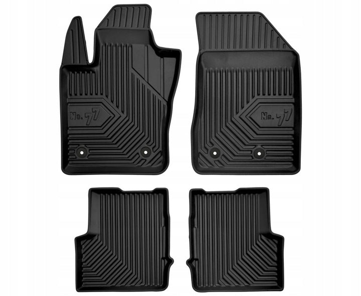 Frogum 3D Premium gulvmatter til Jeep Renegade 2014– – svart TPE med 40 mm sidekant, sett med 4 stk.