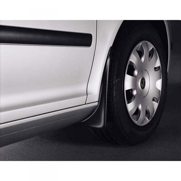 Skvettlapp i ABS Automotive til Skoda Octavia II (1Z) / Black - sett 2 stk.