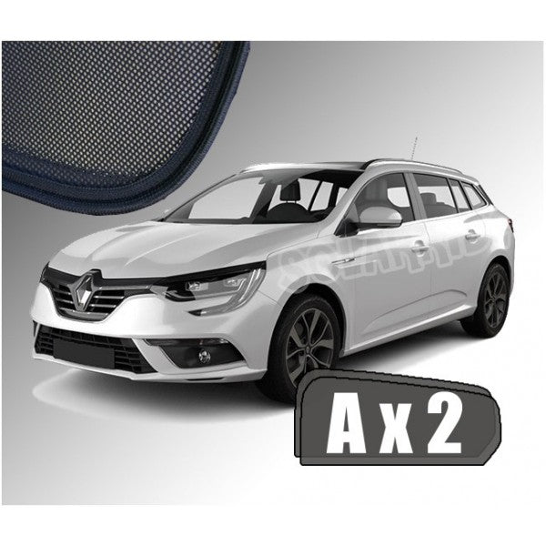 Sr solskjerm i akryl til Renault Megane (STV) Grandtour IV som vindavviser og regnbeskyttelse