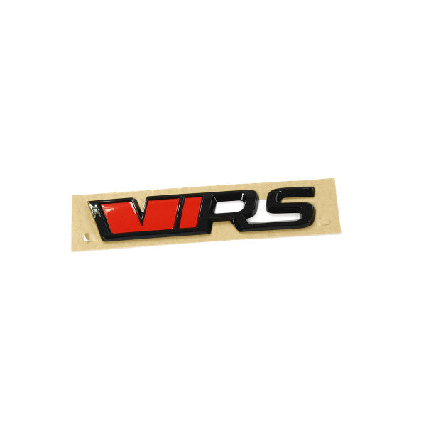 Emblem/logo til Skoda Octavia VRS Red / Black Glossy med blank rød og svart finish, passer bakluke