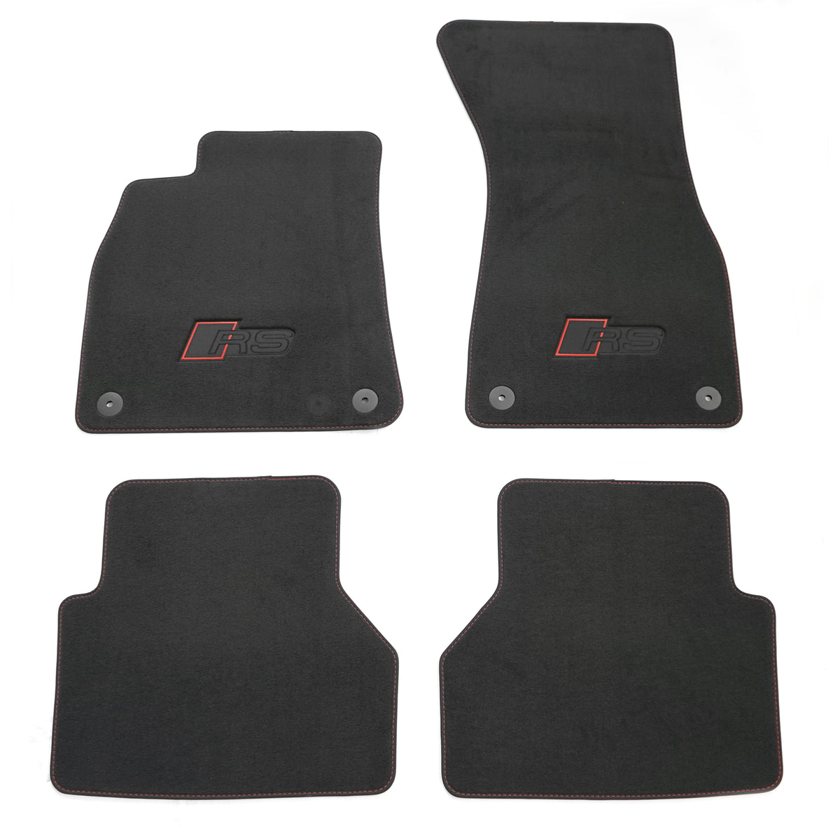 VAG OEM stoffmatter til Audi RS C8 – svart stoff
