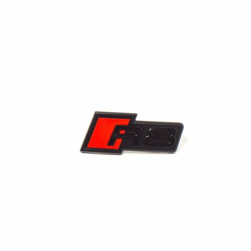 Emblem Audi R8 Sport Audi R8 4S Black Glossy / Red - nærbilde