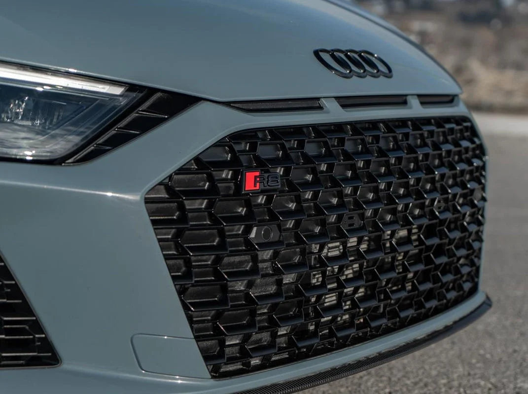 Emblem Audi R8 Sport Audi R8 4S Black Glossy / Red - detaljer