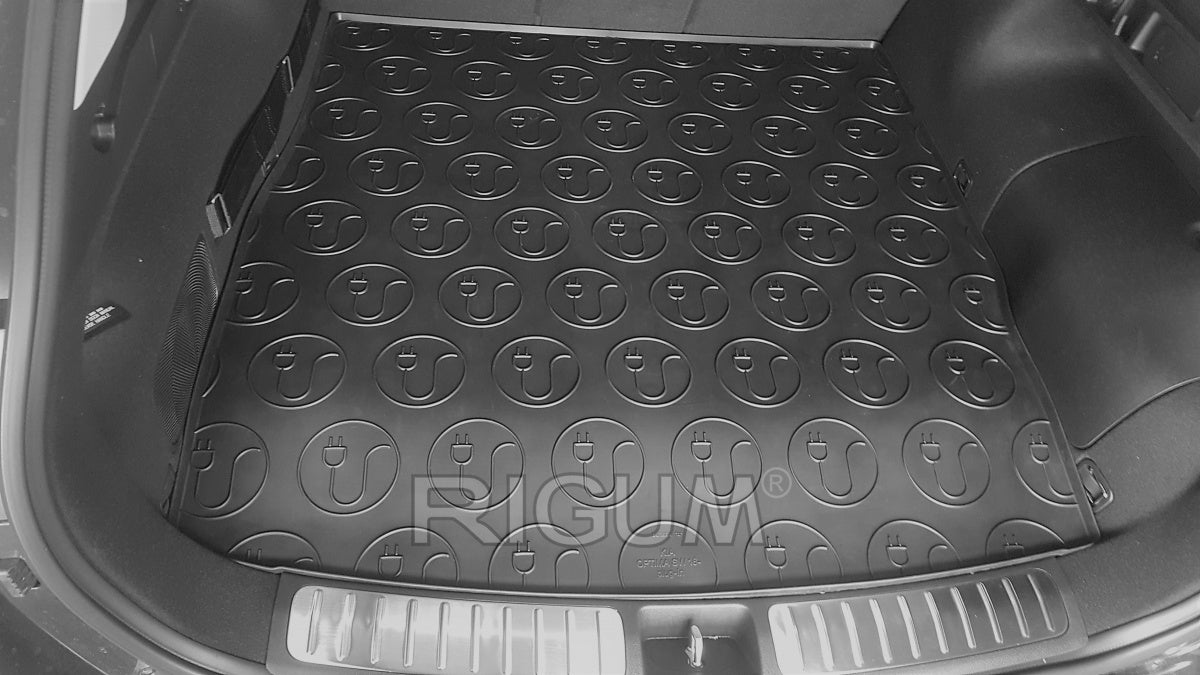 Rigum bagasjeromsmatte til Kia OPTIMA IV SW PHEV Hybrid – luktfri gummi