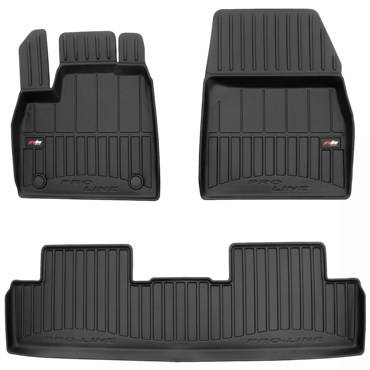 Frogum 3D Premium gulvmatter til Renault Mégane E-Tech Electric 2022– – svart TPE med 60 mm sidekant