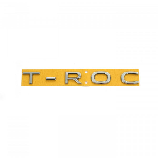 Emblem/logo til VW T-Roc I / VW T-Roc Cabriolet 2019 -> Chrome med kromfinish og perfekt passform for bakluke