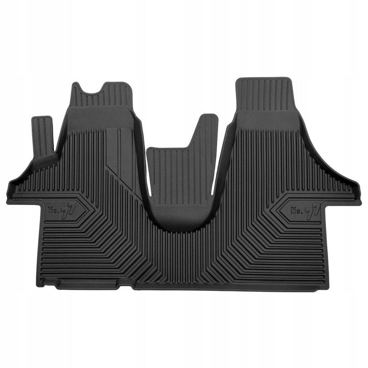 Frogum 3D Premium gulvmatter til VW T6 2015-2019 – svart TPE med 40 mm sidekant, vanntette og luktfrie