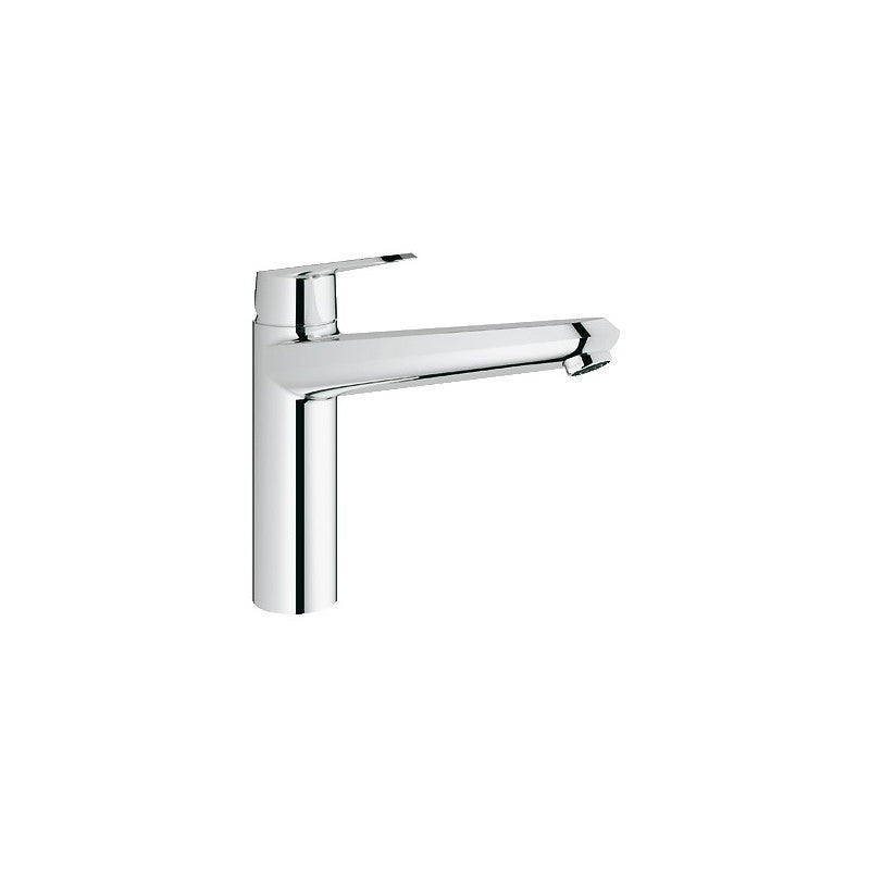 Grohe Eurodisc Cosmopolitan kjøkkenbatteri i krom med svingbar tut, sett forfra