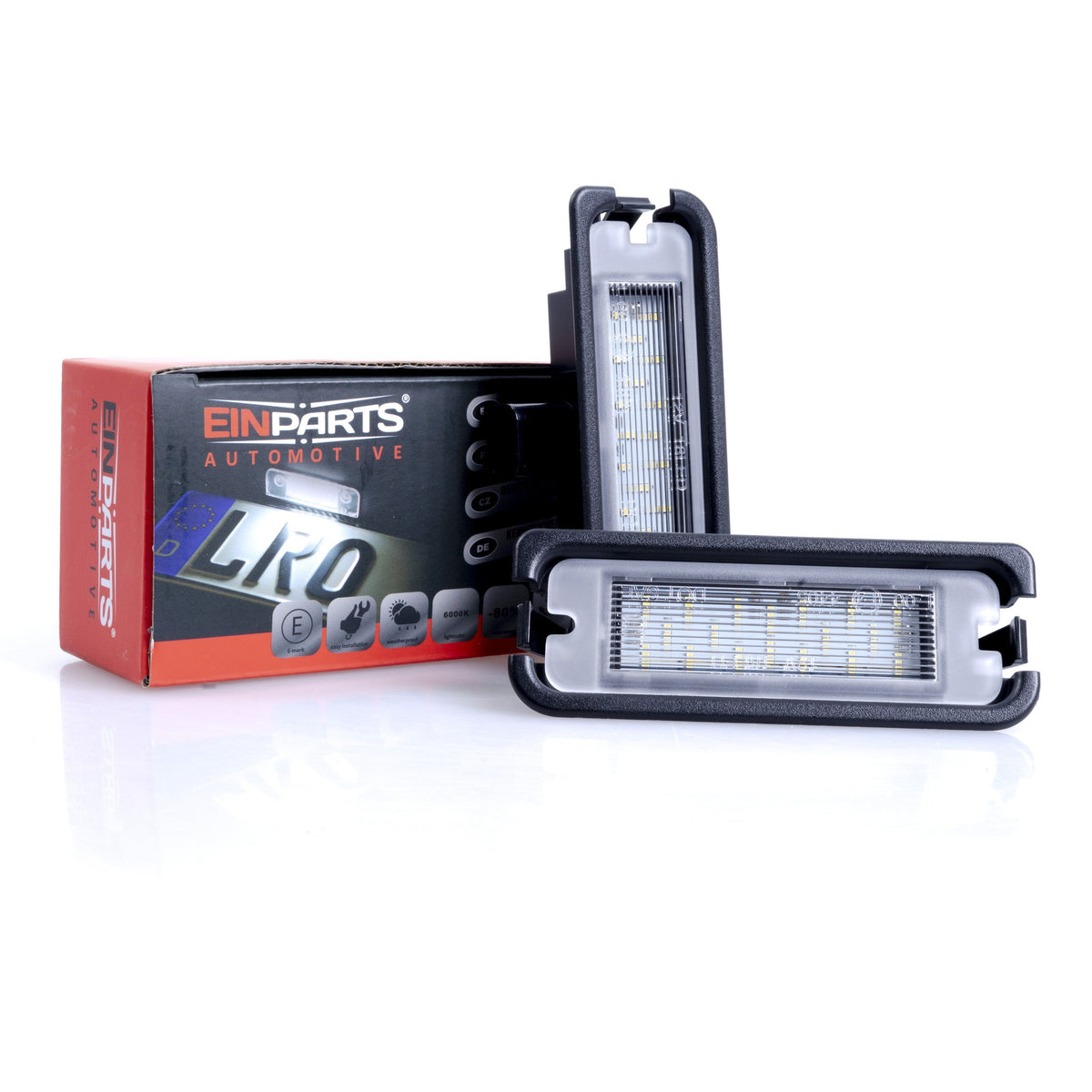 Skiltlys Ford Mustang (2015-2017) – LED - sett forfra