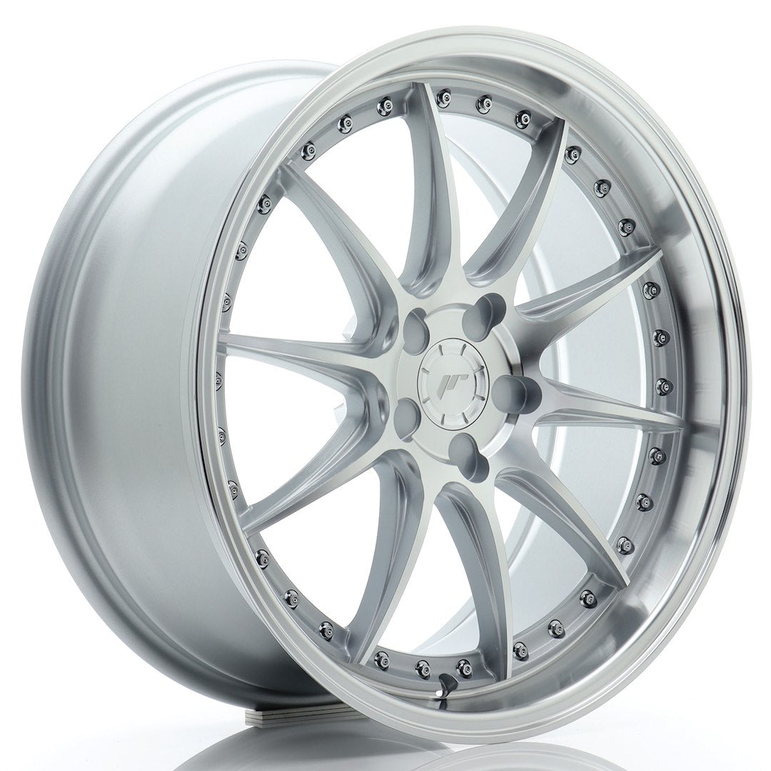 Felg JR Wheels JR41 19x8,5" Silver – sett forfra