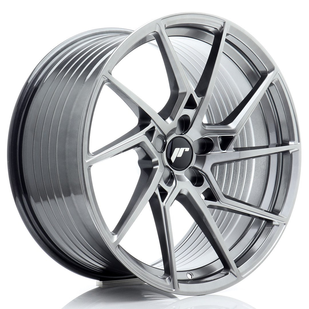 Felg JR Wheels JR33 20x10" Hyper Black – sett forfra