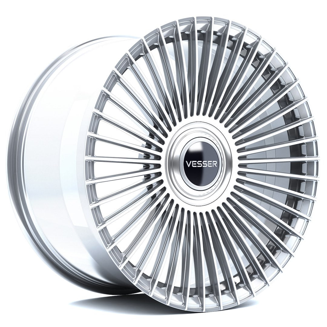 Felg Vesser VSR9 21x10,5" Silver – sett forfra