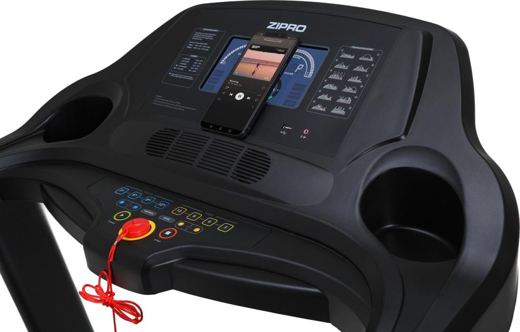 Tredemølle Sammenleggbar 0,8–18km/t 98x77x146cm Zipro Notus