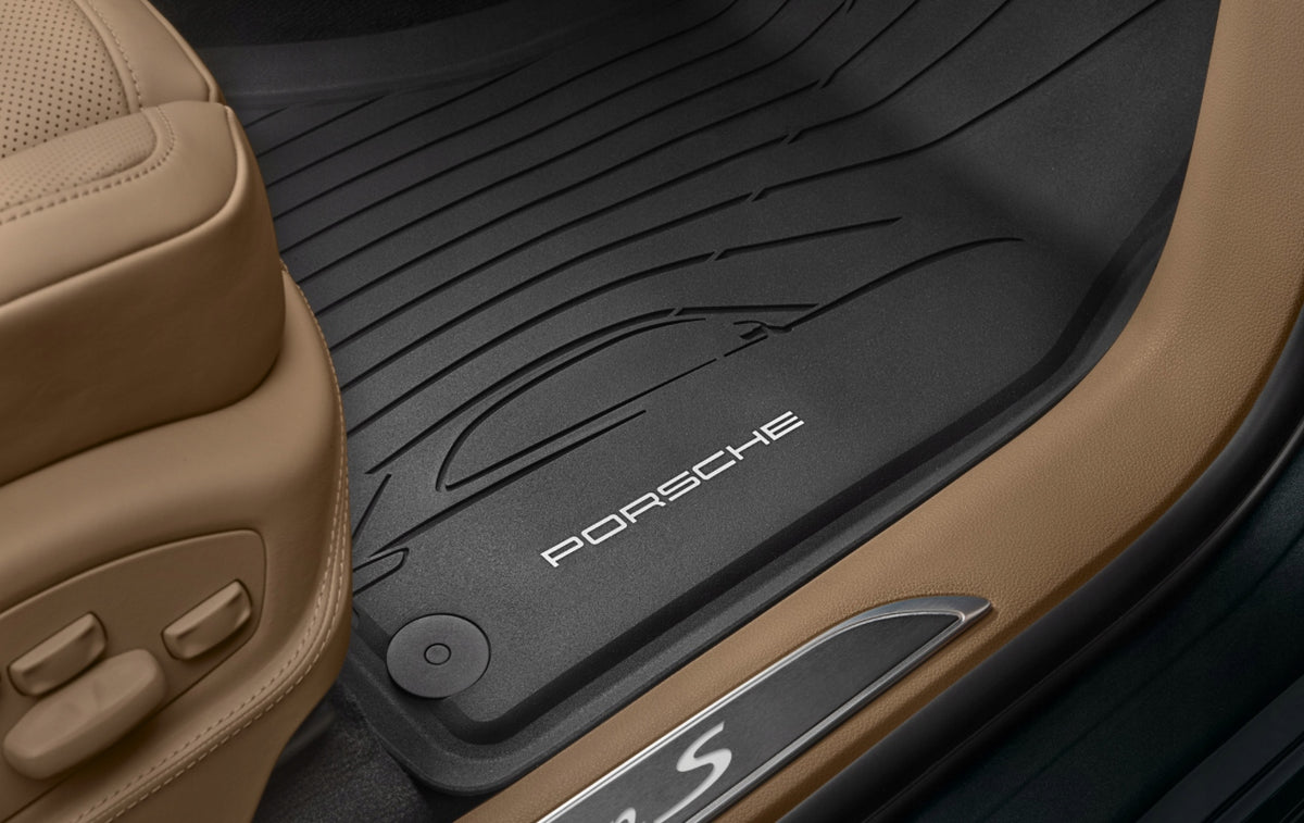 Porsche OEM TPE gummimatter til Porsche Macan I (95B) 2014–2024 – 4-delers sett i Satin Black